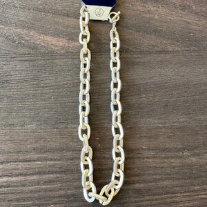 Nice Matte Gold Chain Necklace - New from Dallas Accessories Market